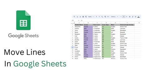 how to adjust rows in google sheets