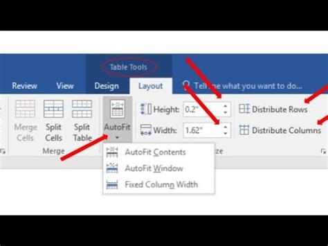 How To Adjust Table Cell Height In Word