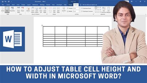 How To Adjust Table On Microsoft Word