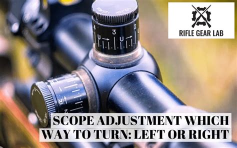 How To Adjust The Scope