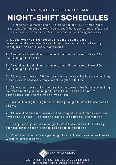 how to adjust to working night shift