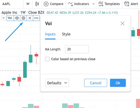how to adjust tradingview chart