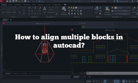 How To Align Blocks In Autocad