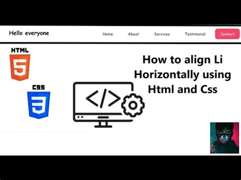 How To Align Li Horizontally In Css
