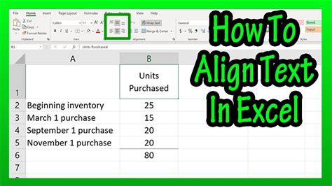 How To Align Vertical Text In Excel
