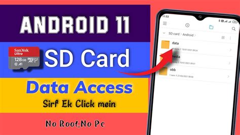 How To Allow Access To Sd Card In Android 11