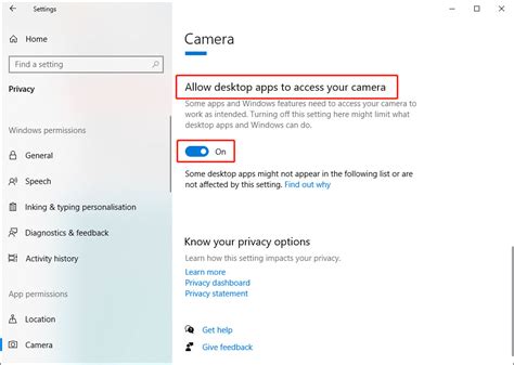 how to allow app to access camera on mac