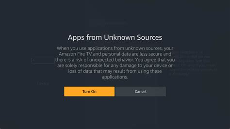 how to allow installation from unknown sources on firestick
