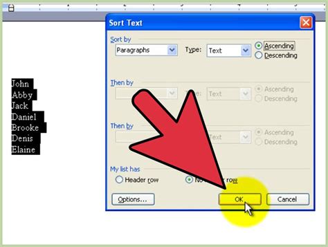 How To Alphabetize Address Labels In Word