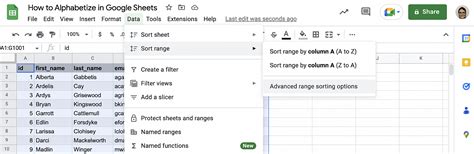 How To Alphabetize In Google Sheets On Mac