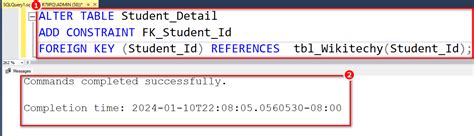 How To Alter Table In Sql For Foreign Key