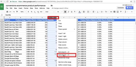 how to analyse data in google sheets