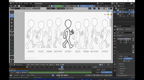 how to animate 2d images in blender
