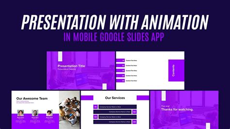 how to animate google slides on phone