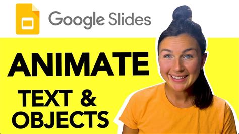 how to animate objects in google slides