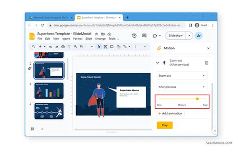 how to animate objects in google slides on ipad