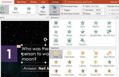 how to animate text in powerpoint 2016
