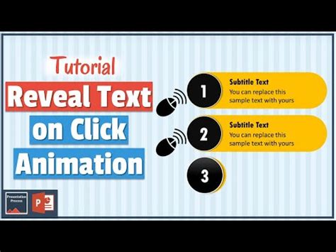 how to animate text in powerpoint on click