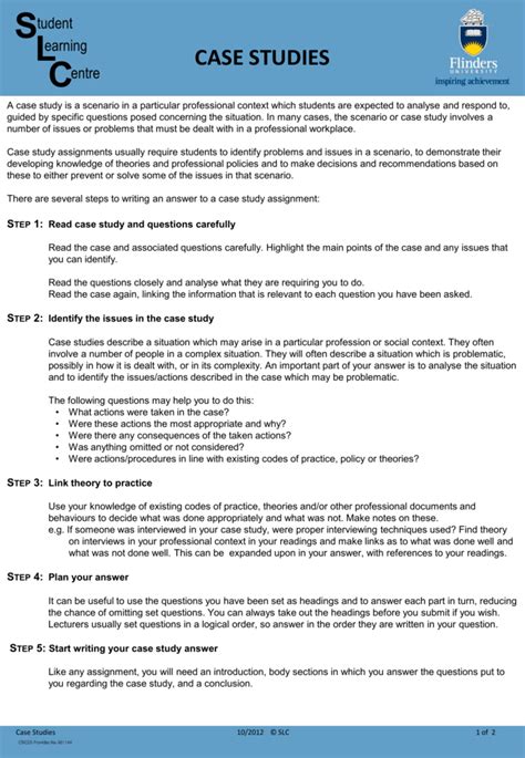 how to answer case study interview questions