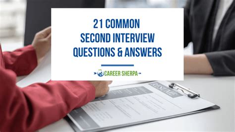 how to answer second interview questions