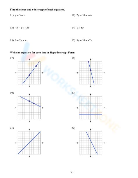 How To Answer Slope-Intercept Form