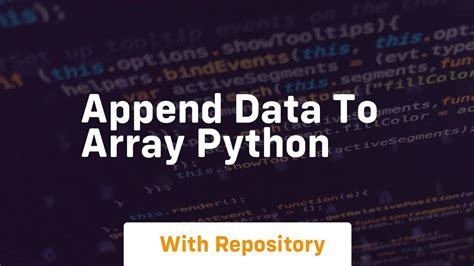 how to append data to array in python
