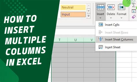 how to append multiple columns in excel