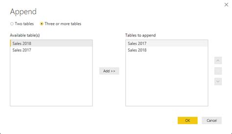 How To Append Two Tables In Power Bi Using Dax