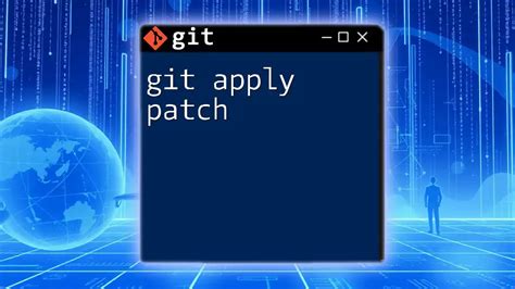 How To Apply A Git Patch File