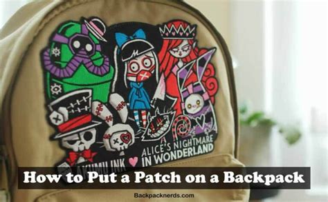 How To Apply A Patch To A Backpack