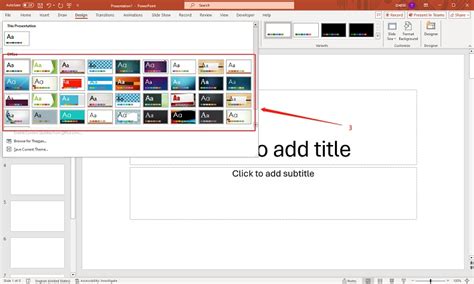 how to apply a saved theme in powerpoint