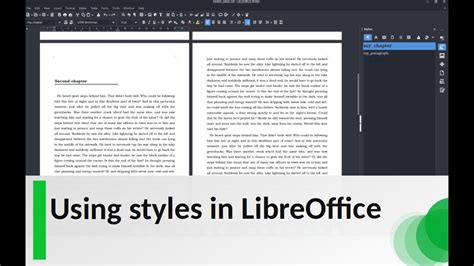 how to apply a style in libreoffice