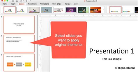 how to apply a style to all slides in powerpoint