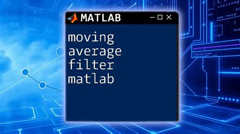 How To Apply Average Filter In Matlab