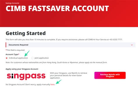 how to apply cimb singapore account online