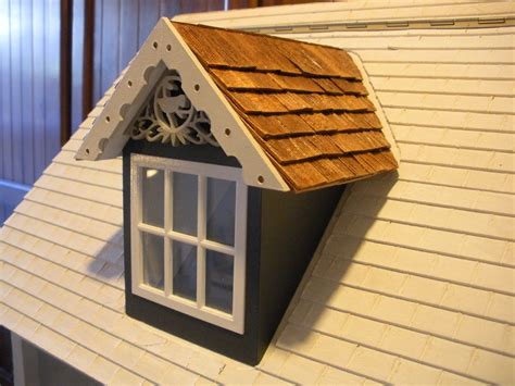how to apply fake snow to roof of doll house