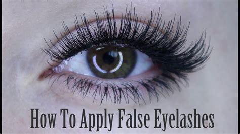 How To Apply False Lash Strips