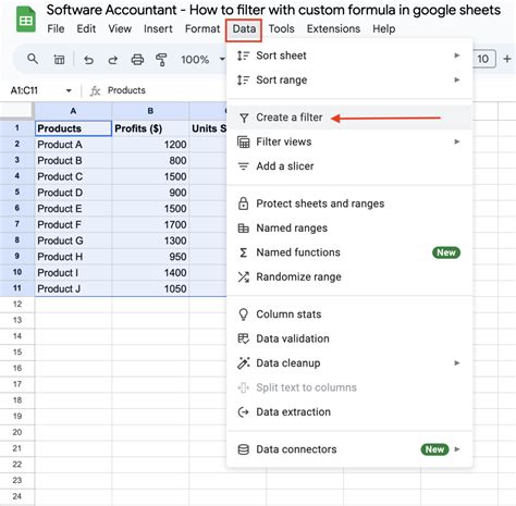 How To Apply Filter In Google Sheets