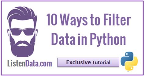 How To Apply Filter On Dataframe In Python
