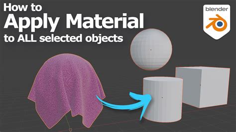 How To Apply Material To Object In Blender