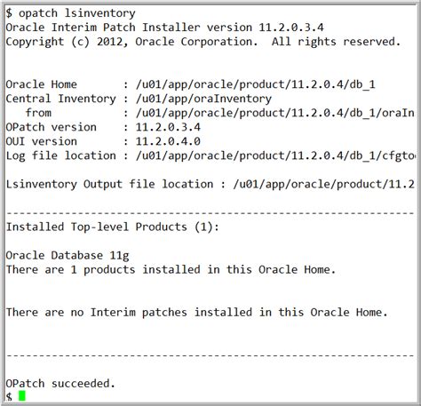How To Apply Oracle Patch Using Opatch