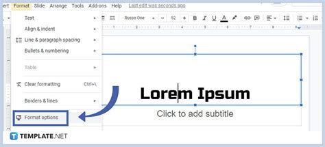 how to apply text shadow in google slides
