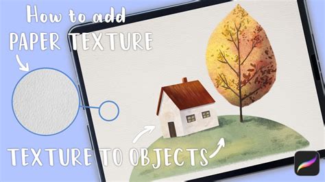 how to apply texture in procreate