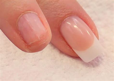 how to apply tips on short bitten nails
