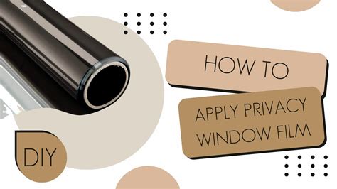 How To Apply Window Film Without Solution