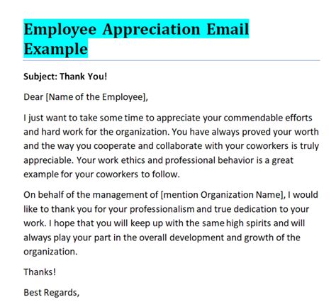 how to appreciate someone help in email