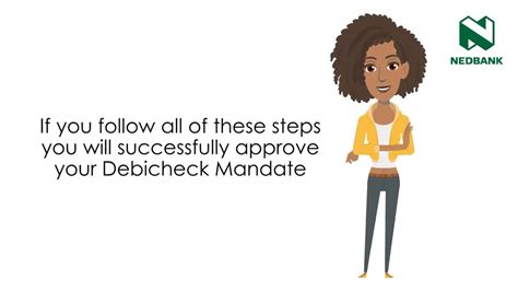 how to approve debicheck on nedbank
