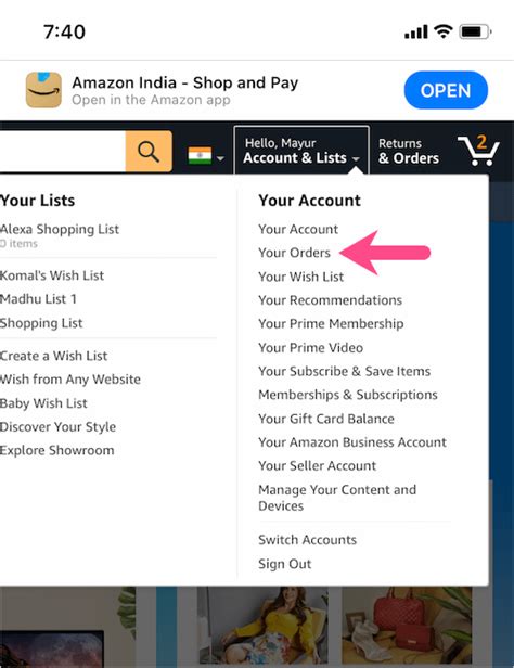 How To Archive Amazon Orders From Iphone