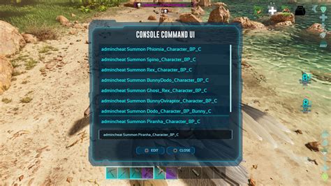 how to ascend in ark command