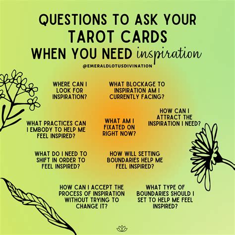 how to ask a question in tarot